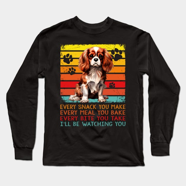 Majestic Cavalier King Charles Ensemble Reign Supreme Long Sleeve T-Shirt by BoazBerendse insect